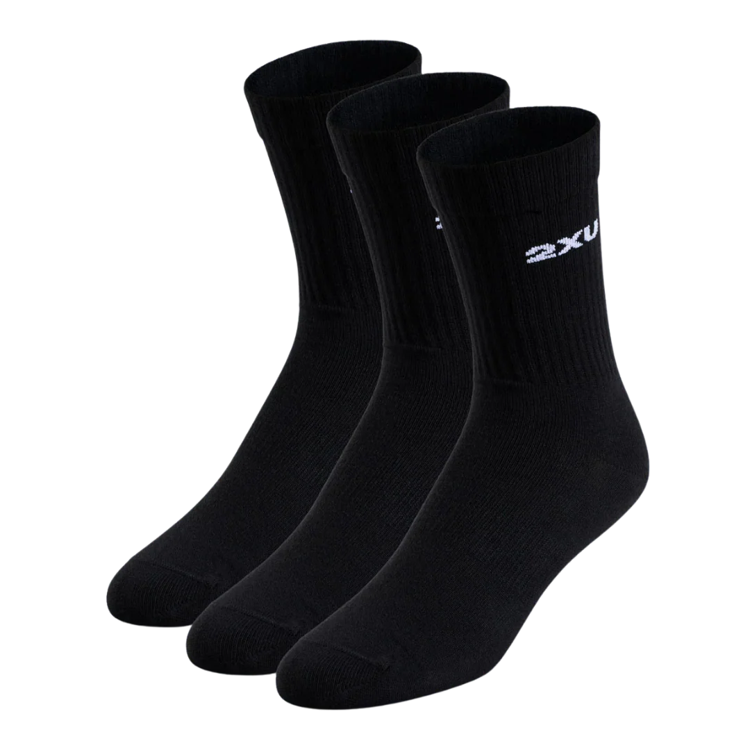 2XU Cotton Crew Socks - 3 pack