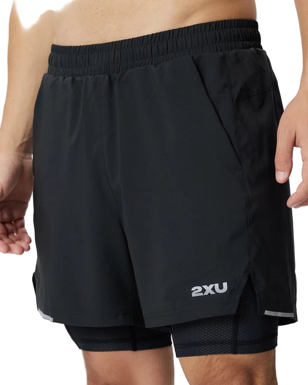 2XU Aero Mesh 2 - in - 1 5inch Shorts - mens - Shorts - Trek, Trail & Fish NZ