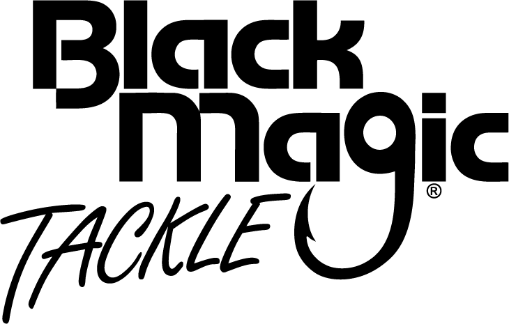 Black Magic Tackle logo on a white background
