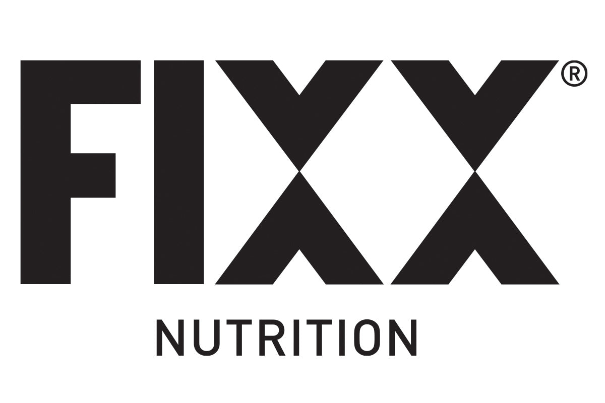 FIXX Nutrition logo with black text on a white background
