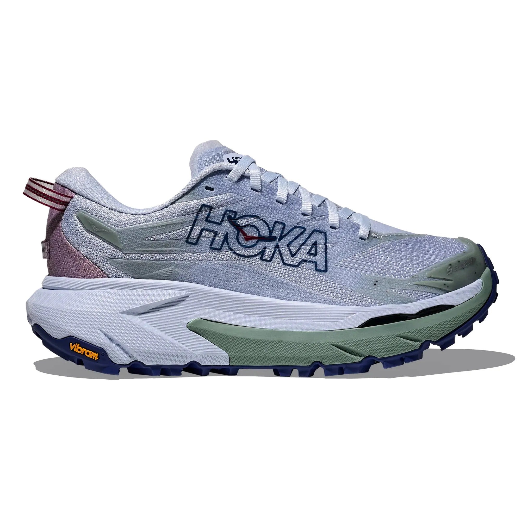 Hoka running shoe on a white background