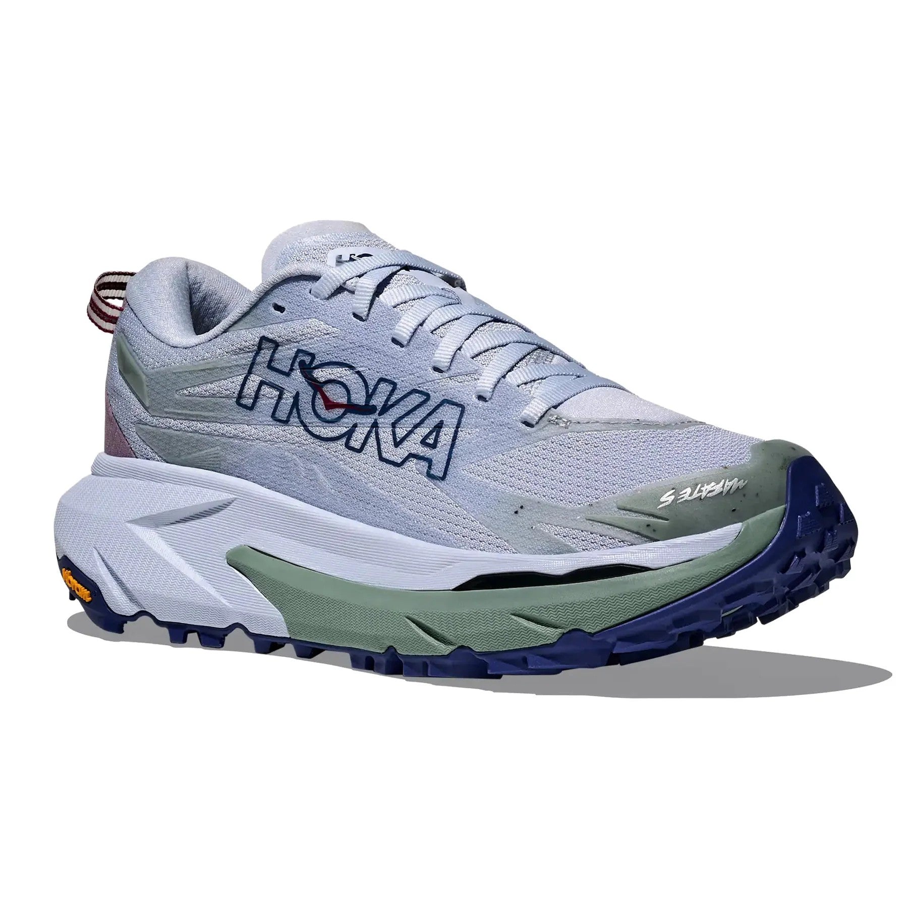 Hoka running shoe on a white background