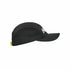 Black cap with a logo on a white background