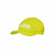 Yellow cap with 'Hoka' logo on a white background