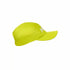 Yellow cap with a brand logo on a white background