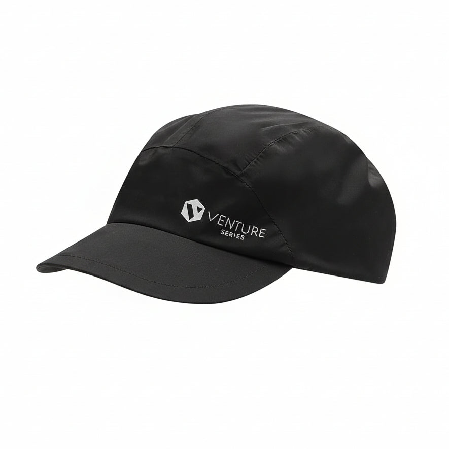 Black cap with 'Venture Series' logo on a white background