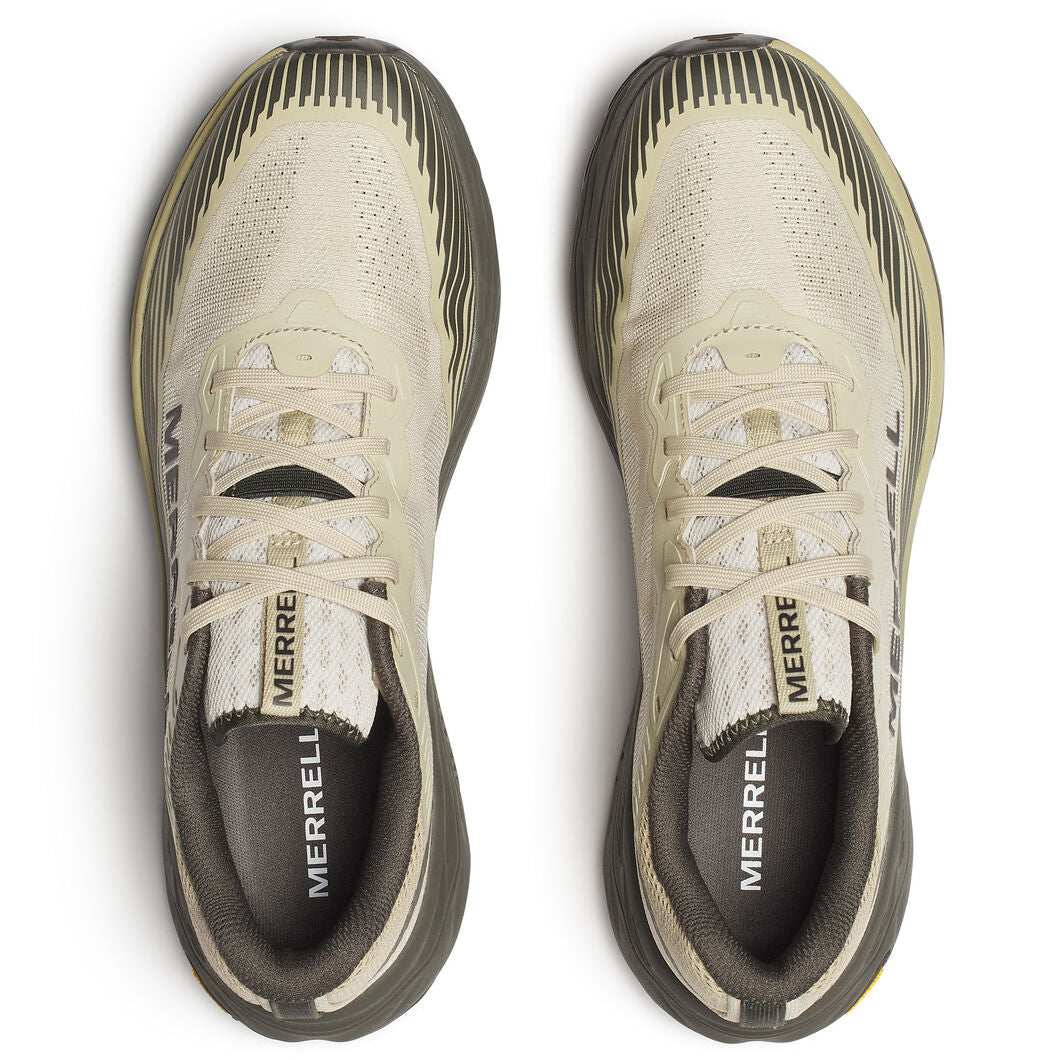 Pair of Merrell shoes on a white background