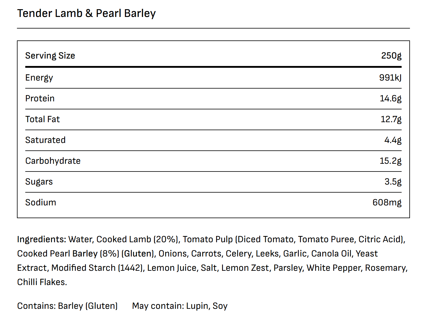 On Track - Ready-to-Eat Gourmet Meals