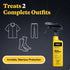 Sawyer insect repellent spray bottle with clothing icons and text on a dark background