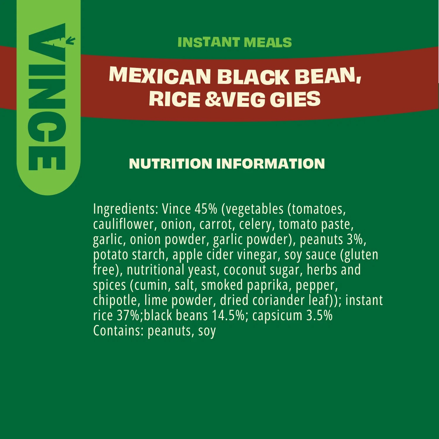 Vince instant meal