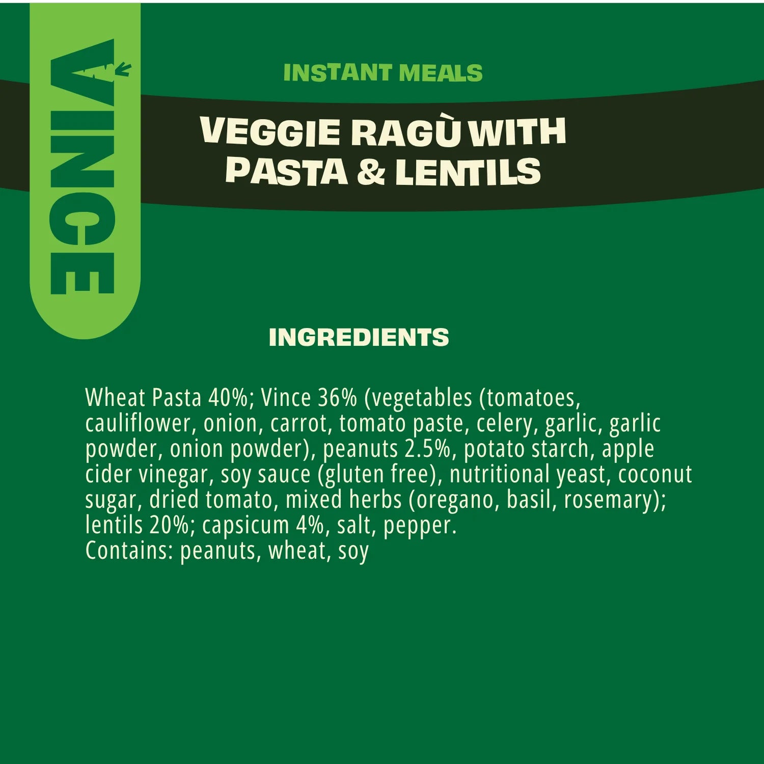 Vince instant meal