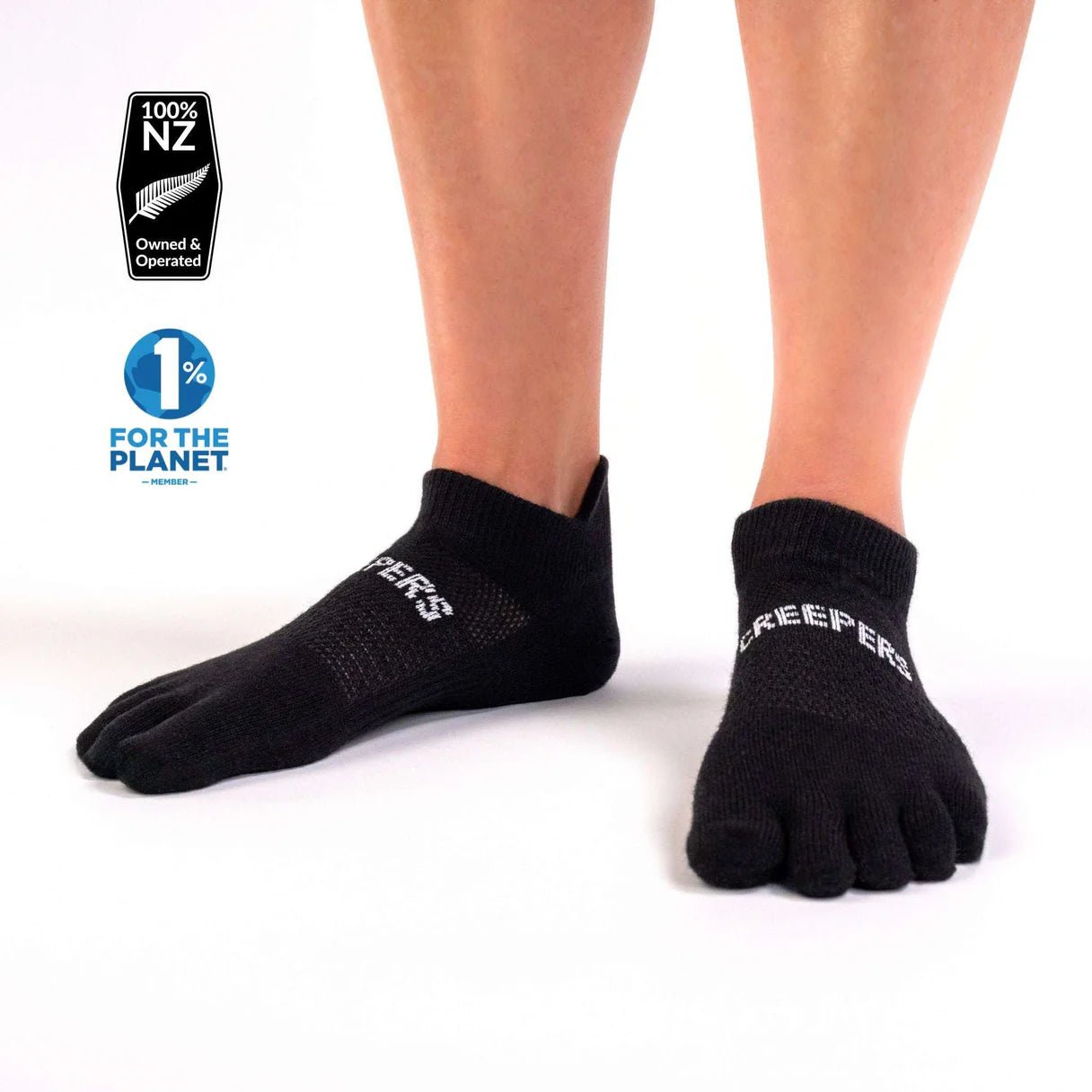 Creepers Merino Toe Socks 2.0 - Low Ankle - Socks - Trek, Trail & Fish NZ