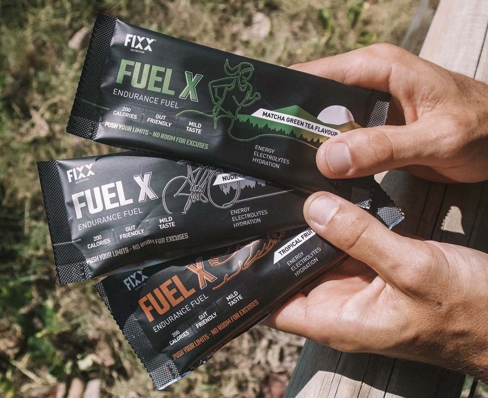 FIXX Fuel X End drink mix 55g - single serve - Drink Mix - Trek, Trail & Fish NZ