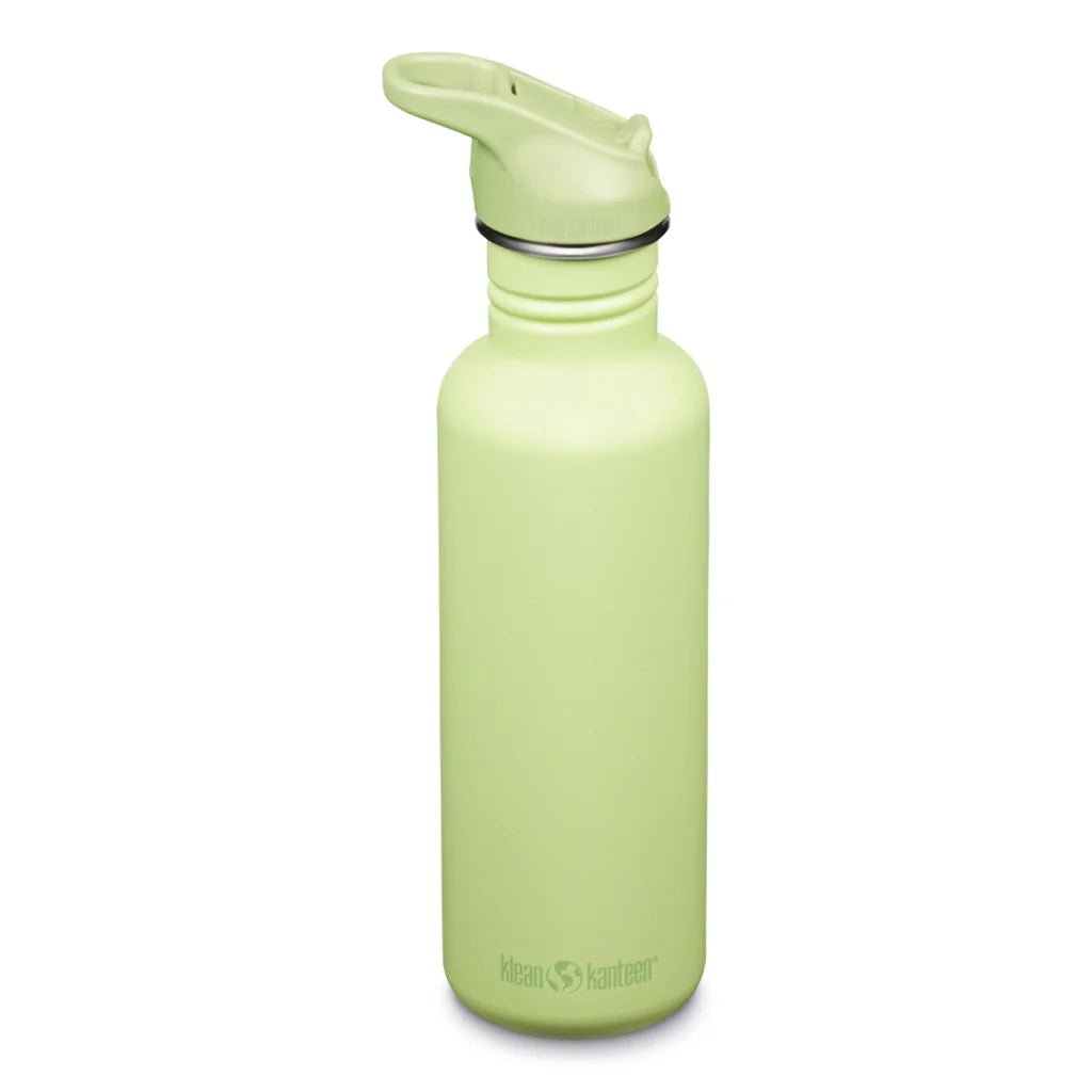 Klean Kanteen Classic 800ml w/ Flip Seal Sport Cap - Hard Flask - Trek, Trail & Fish NZ
