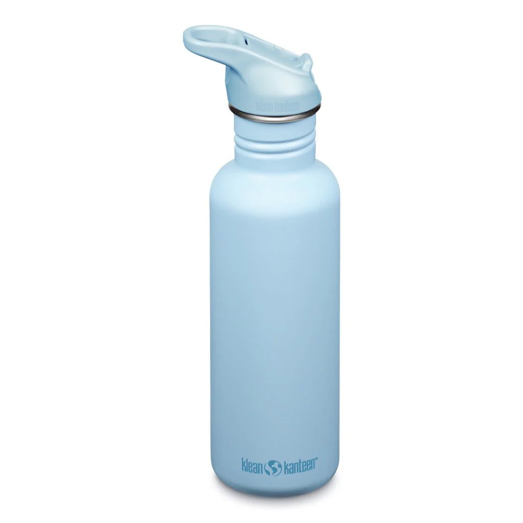 Klean Kanteen Classic 800ml w/ Flip Seal Sport Cap - Hard Flask - Trek, Trail & Fish NZ