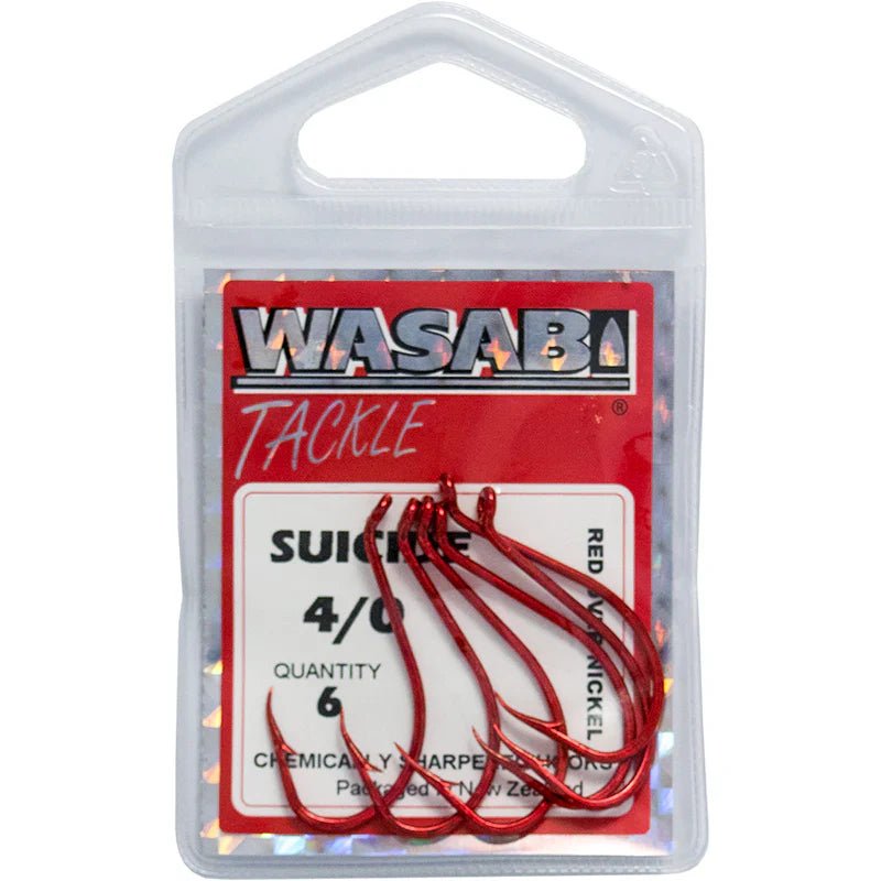 Wasabi Suicide Hooks 4/0 - Hooks - Trek, Trail & Fish NZ