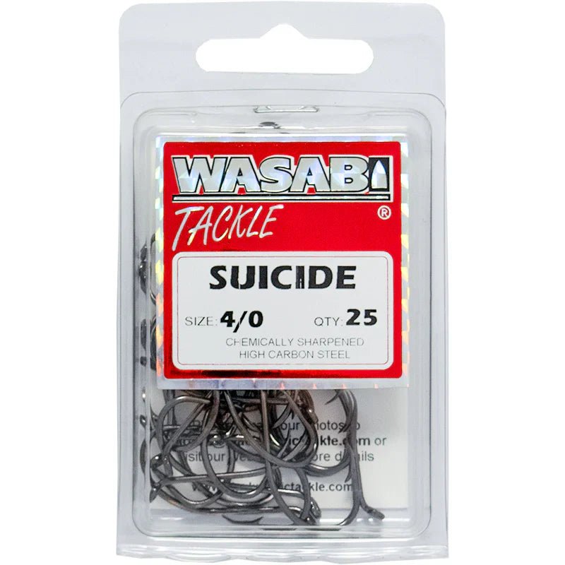 Wasabi Suicide Hooks 4/0 - Hooks - Trek, Trail & Fish NZ