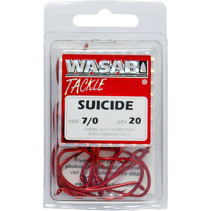 Wasabi Suicide Hooks 7/0 - Hooks - Trek, Trail & Fish NZ