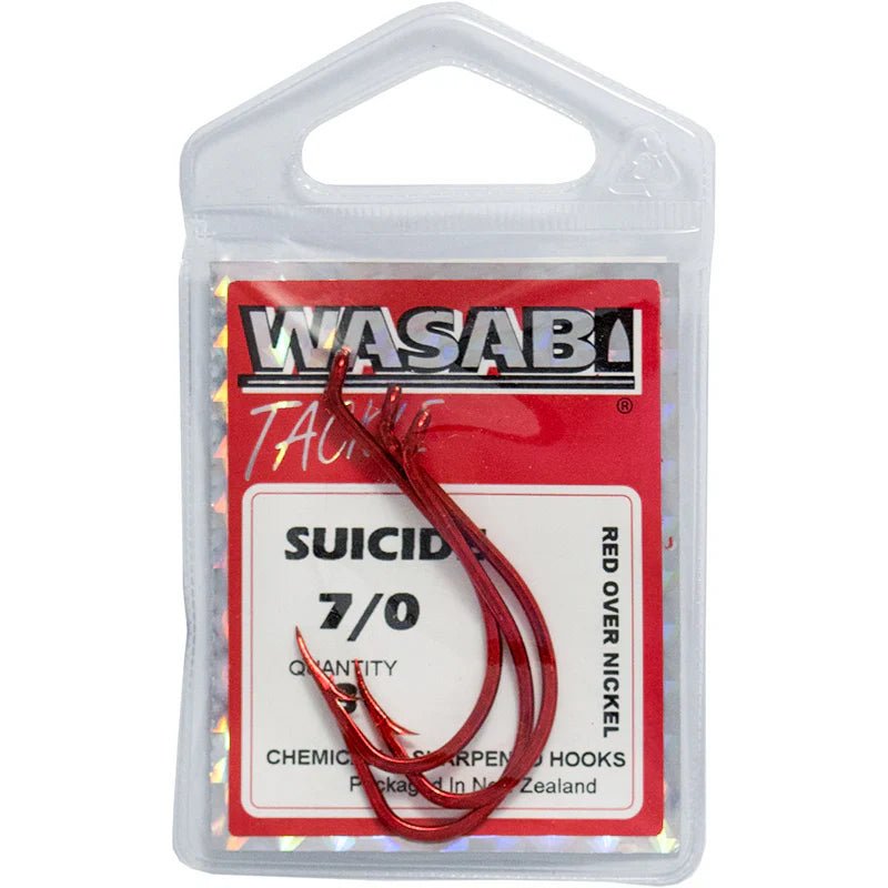 Wasabi Suicide Hooks 7/0 - Hooks - Trek, Trail & Fish NZ