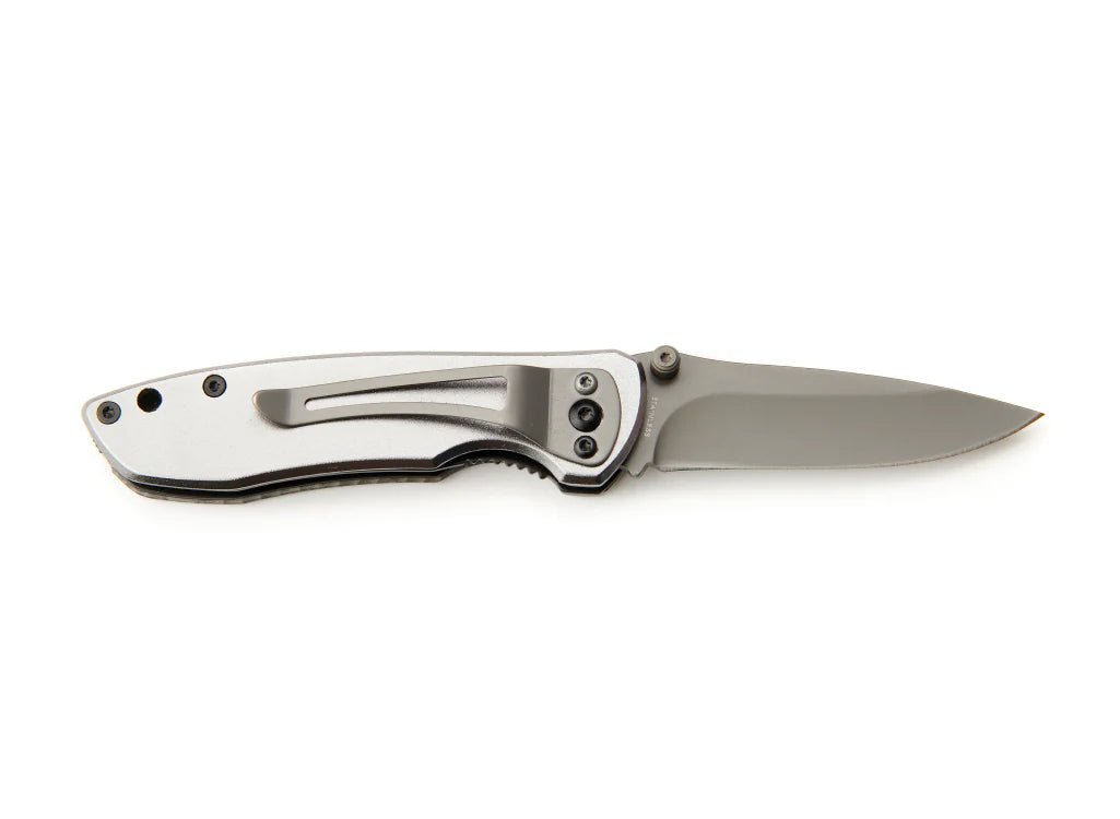Whitby Aluminium & Carbon Fibre Effect Lock Knife (2.5