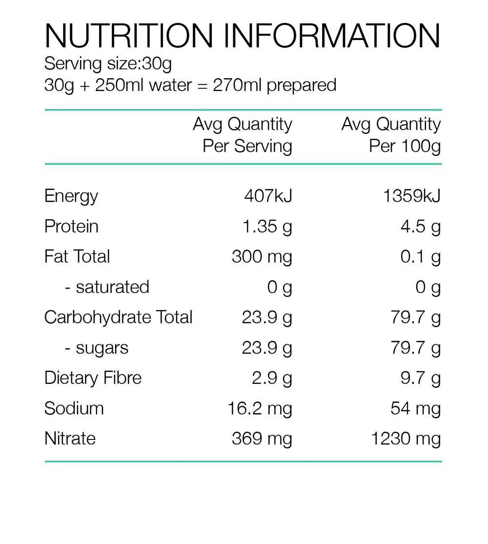 Pure Beet Endurance 150g - Trek, Trail & Fish NZ